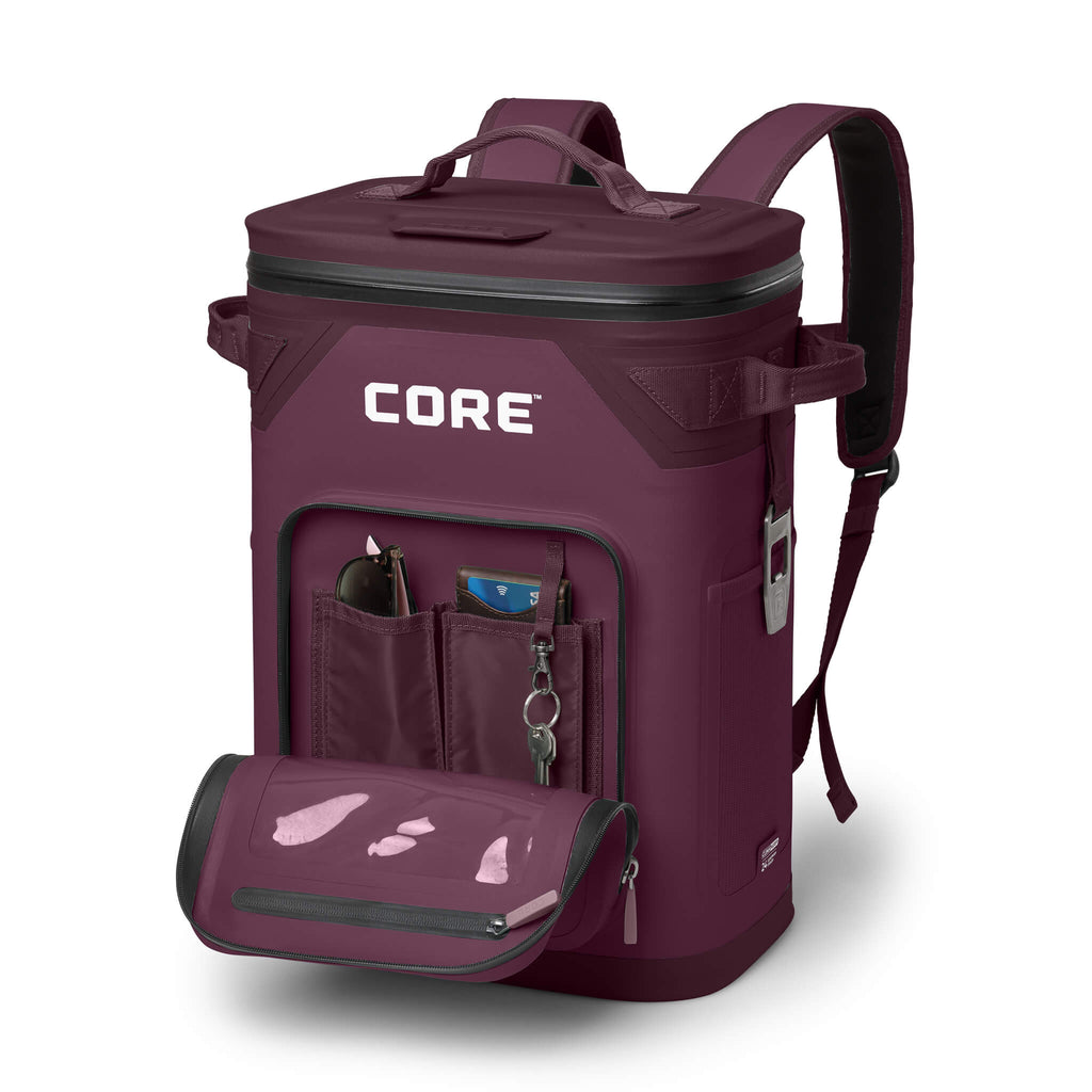 CLIMAKEEP Magnetic 24 Can Backpack Soft Cooler