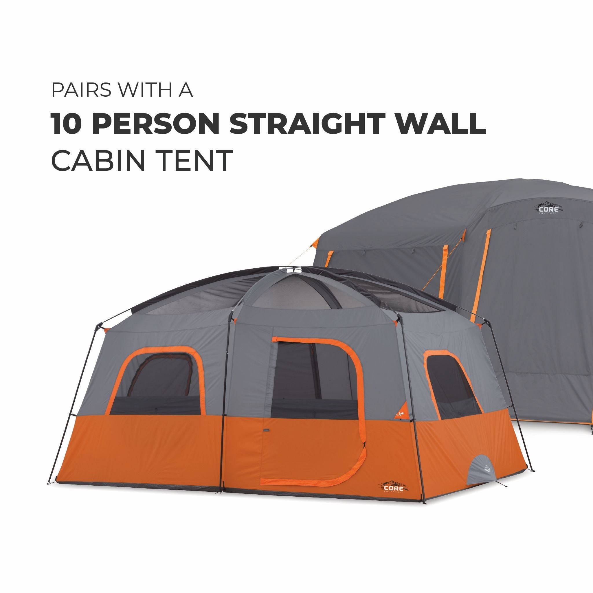 10 Person Straight Wall Cabin Tent Full Rainfly Accessory