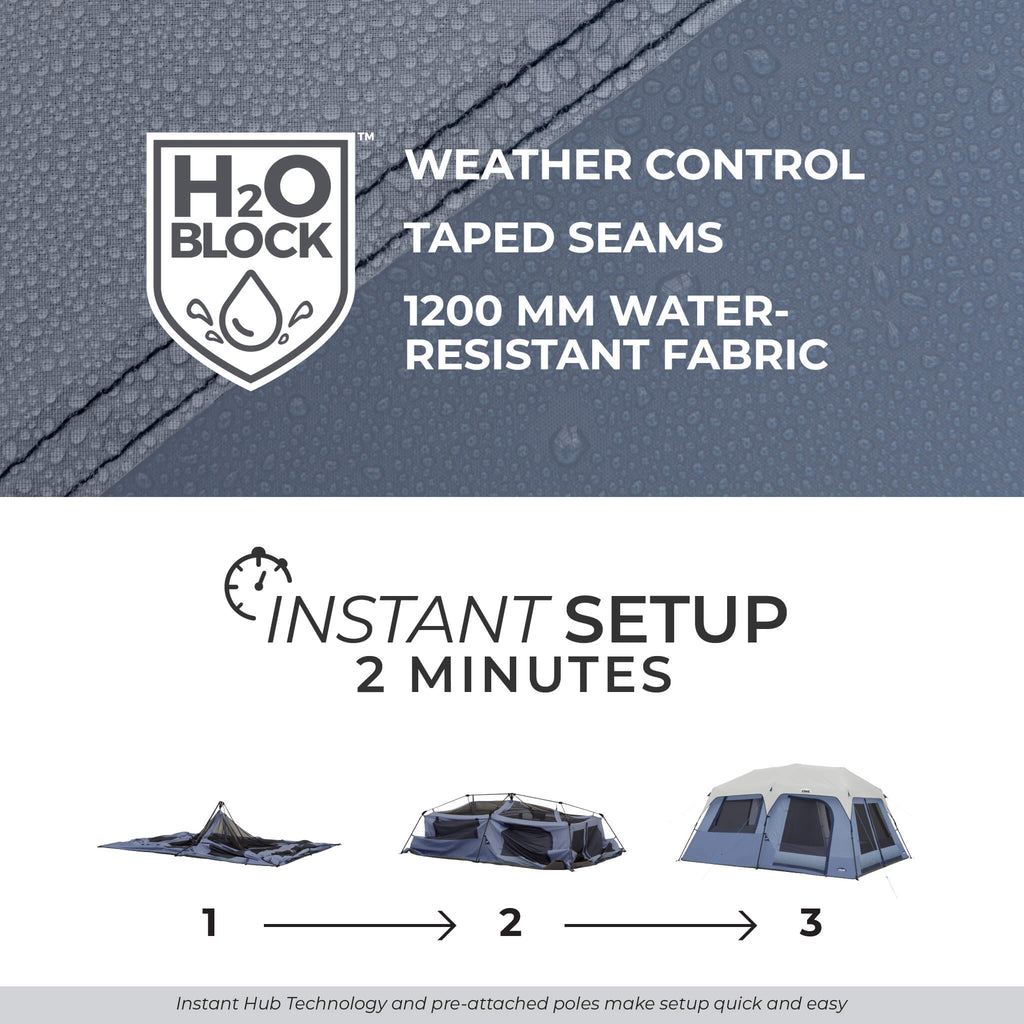 10 Person Instant Cabin Tent