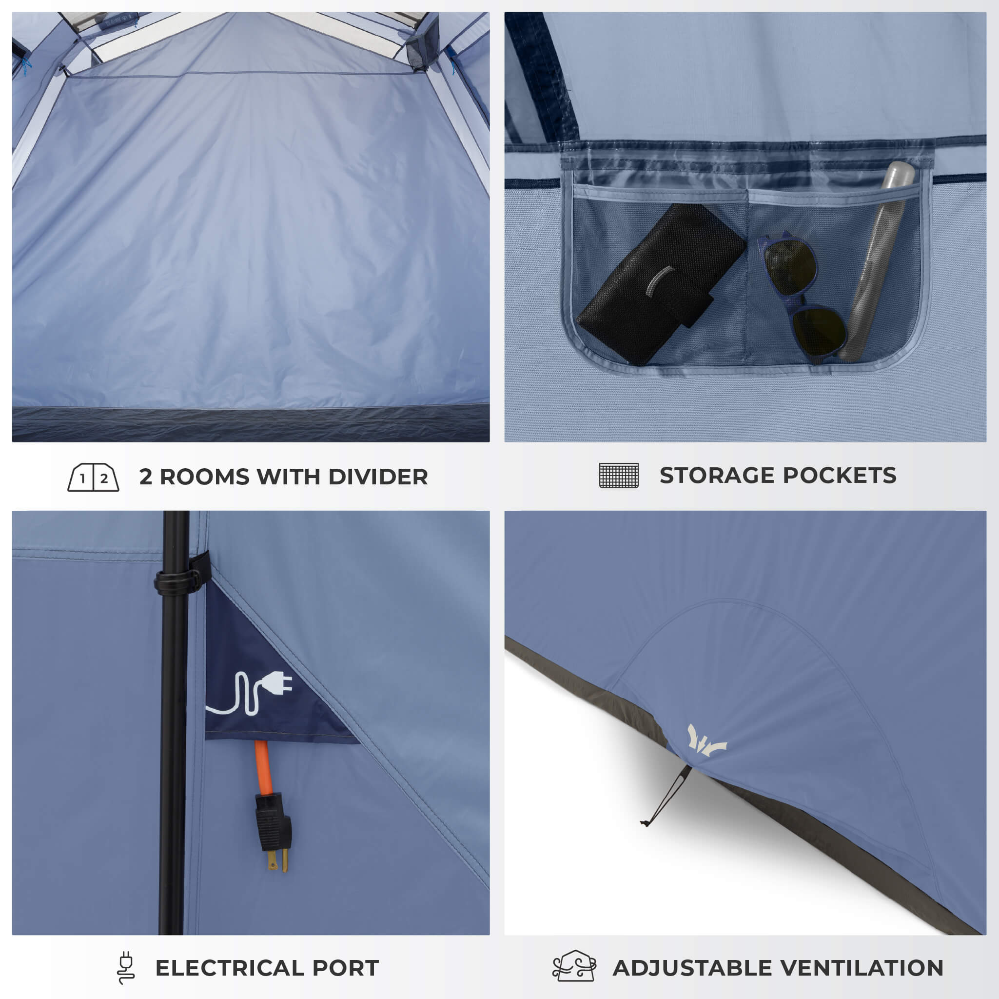 10 Person Instant Cabin Tent