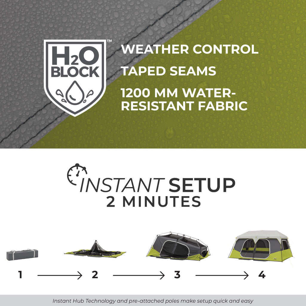 10 Person Instant Cabin Tent
