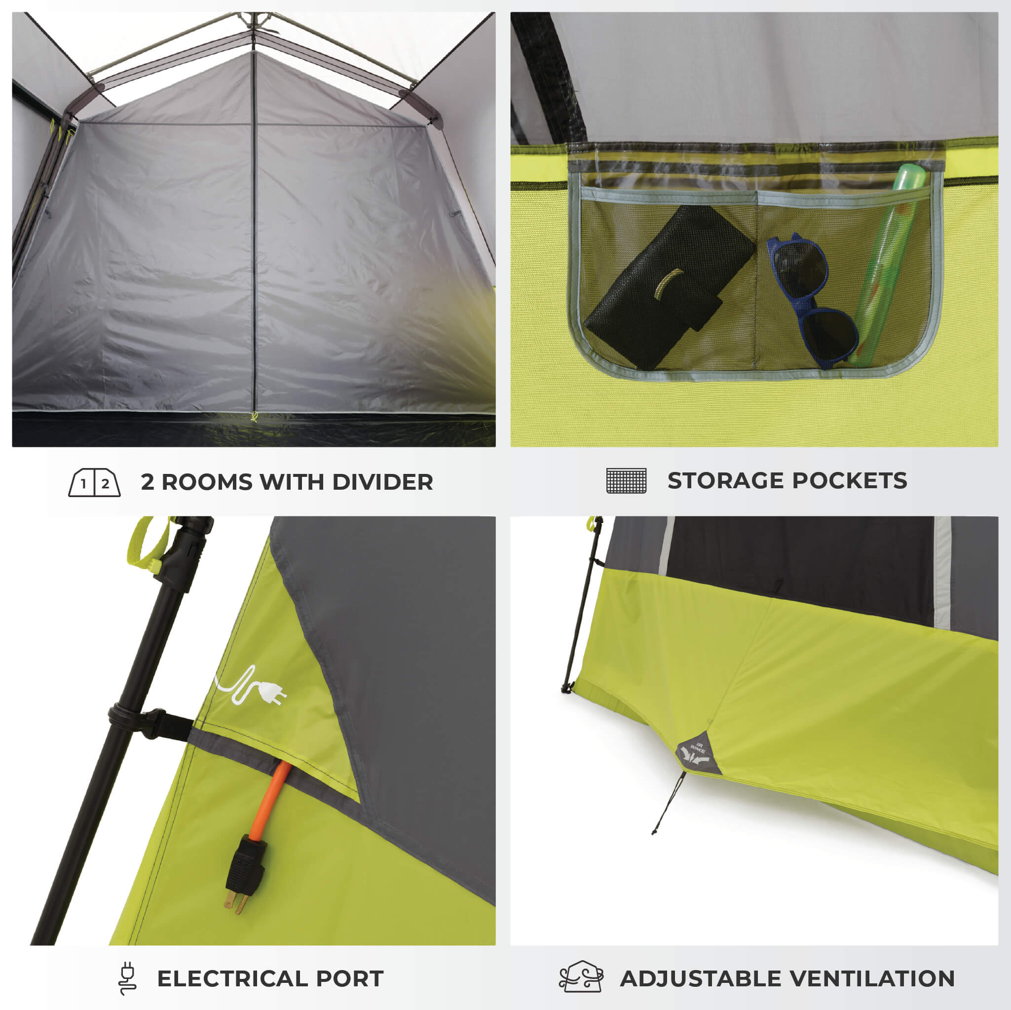10 Person Instant Cabin Tent