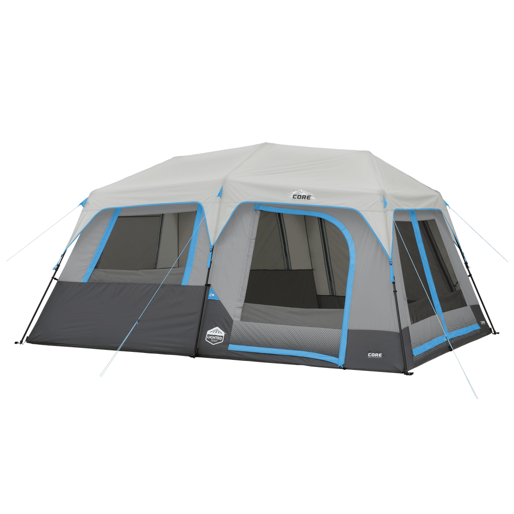 10 Person Lighted Instant Cabin Tent