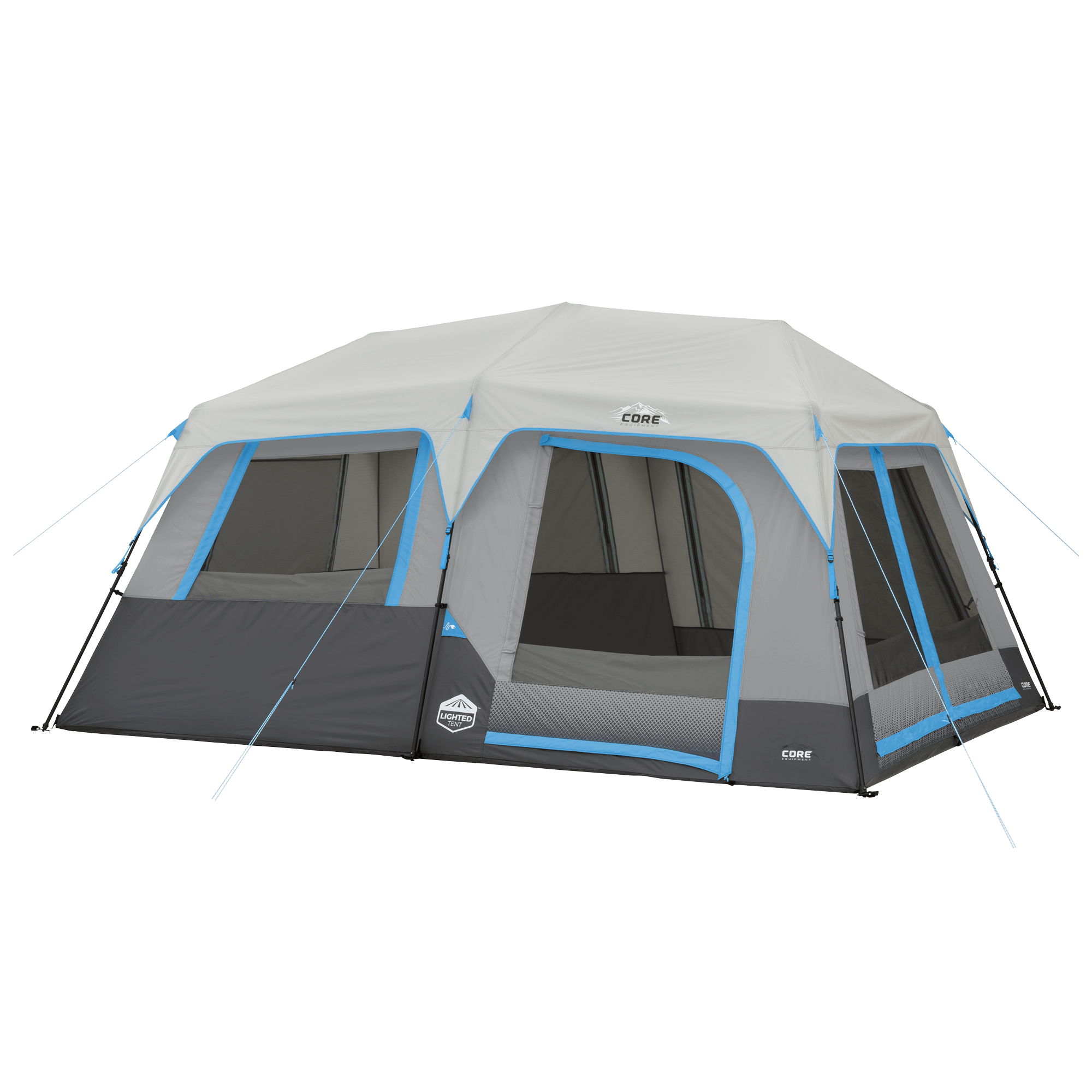 10 Person Lighted Instant Cabin Tent