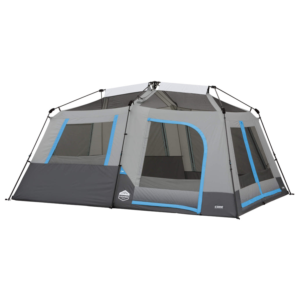 10 Person Lighted Instant Cabin Tent