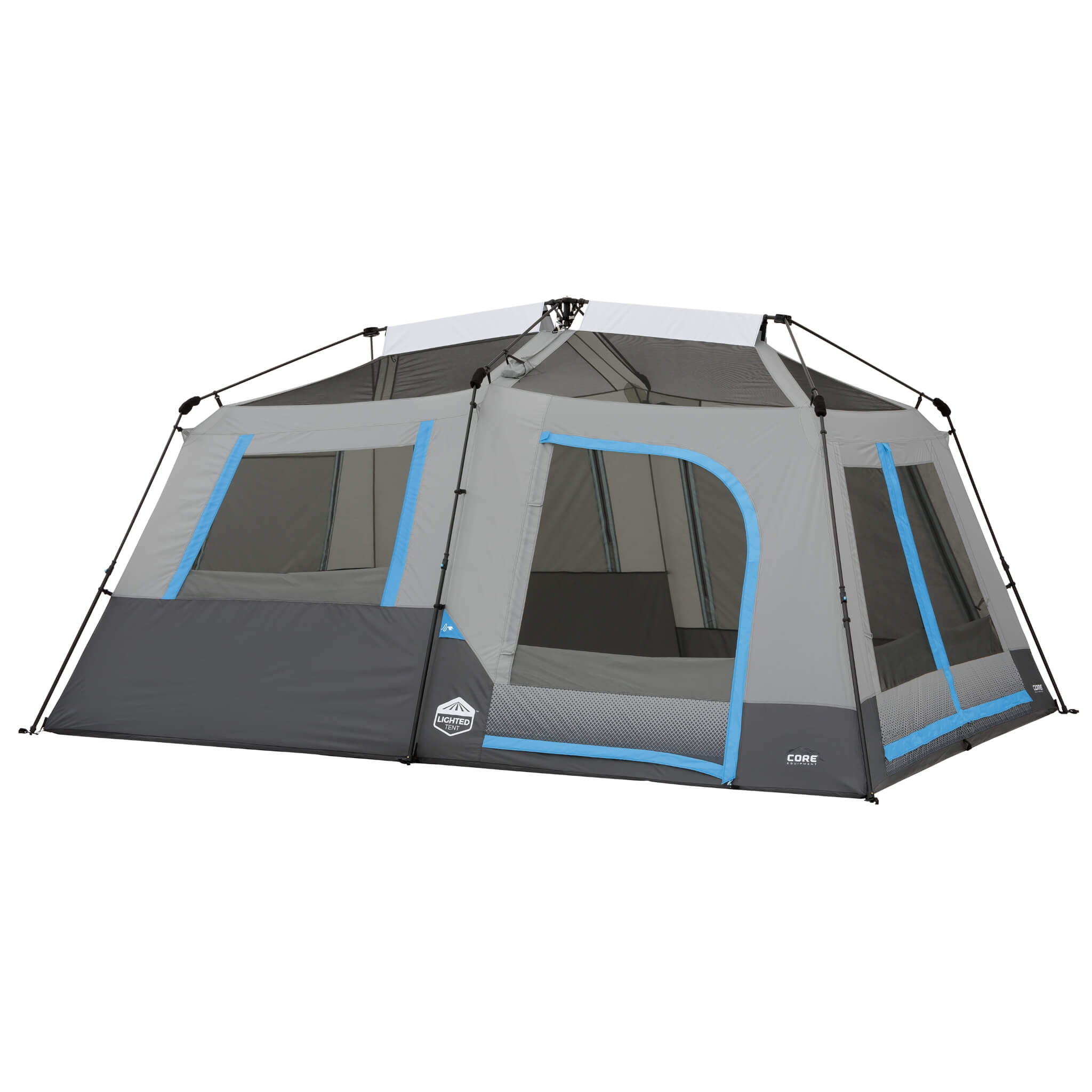 10 Person Lighted Instant Cabin Tent