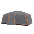 12 Person Straight Wall Cabin Tent with Full Rainfly
