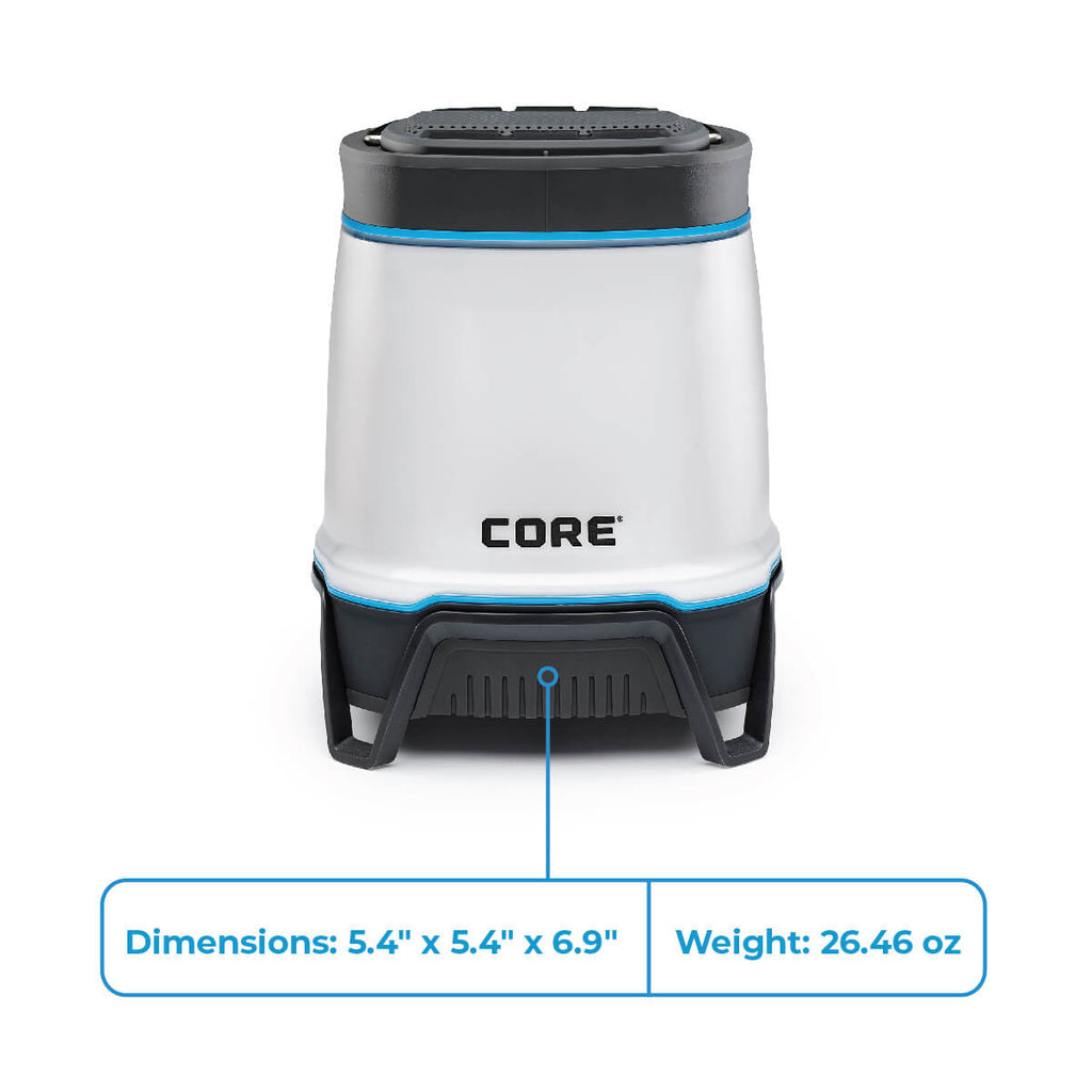 1250 Lumen Rechargeable Lantern with Bluetooth Speaker