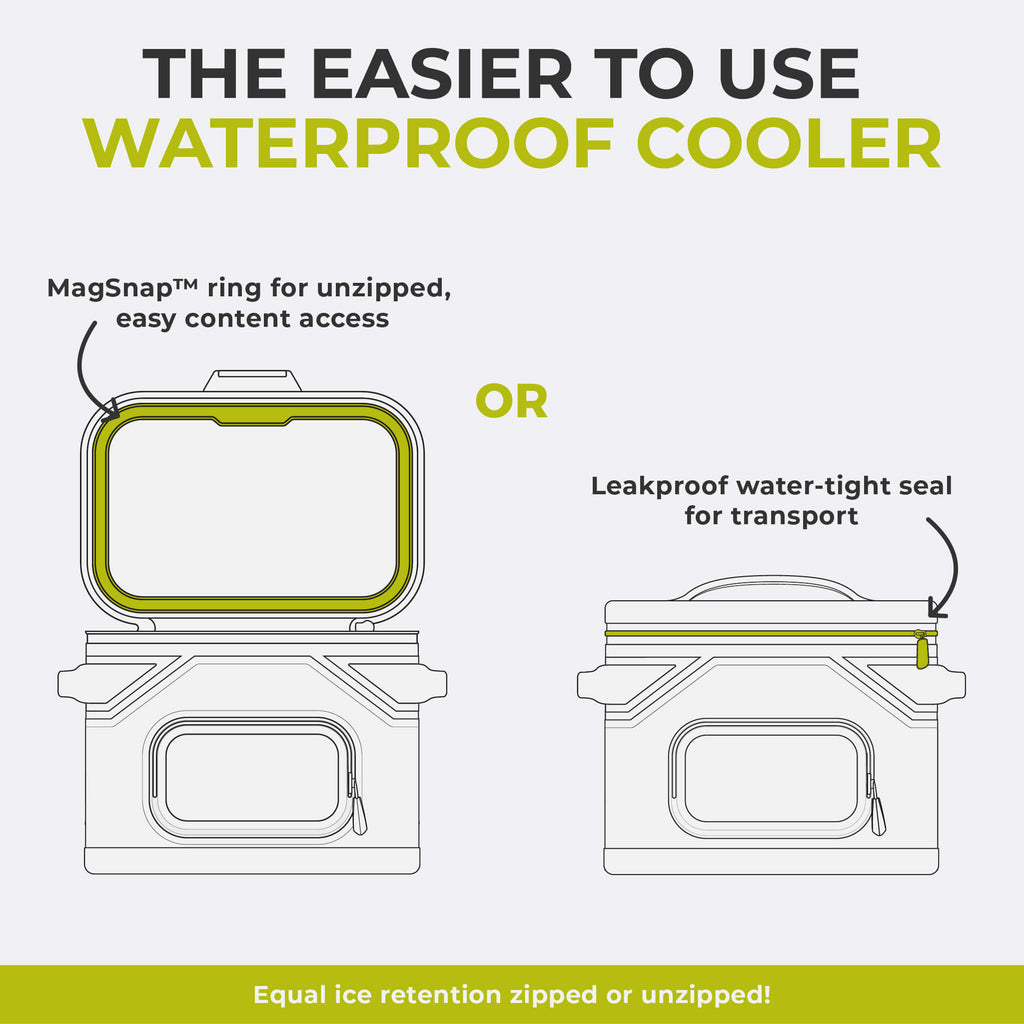 CLIMAKEEP Magnetic 24 Can Backpack Soft Cooler