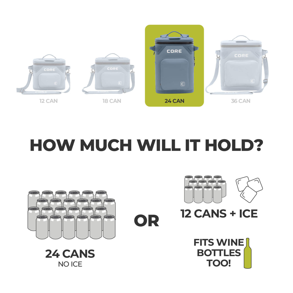 CLIMAKEEP Magnetic 24 Can Backpack Soft Cooler