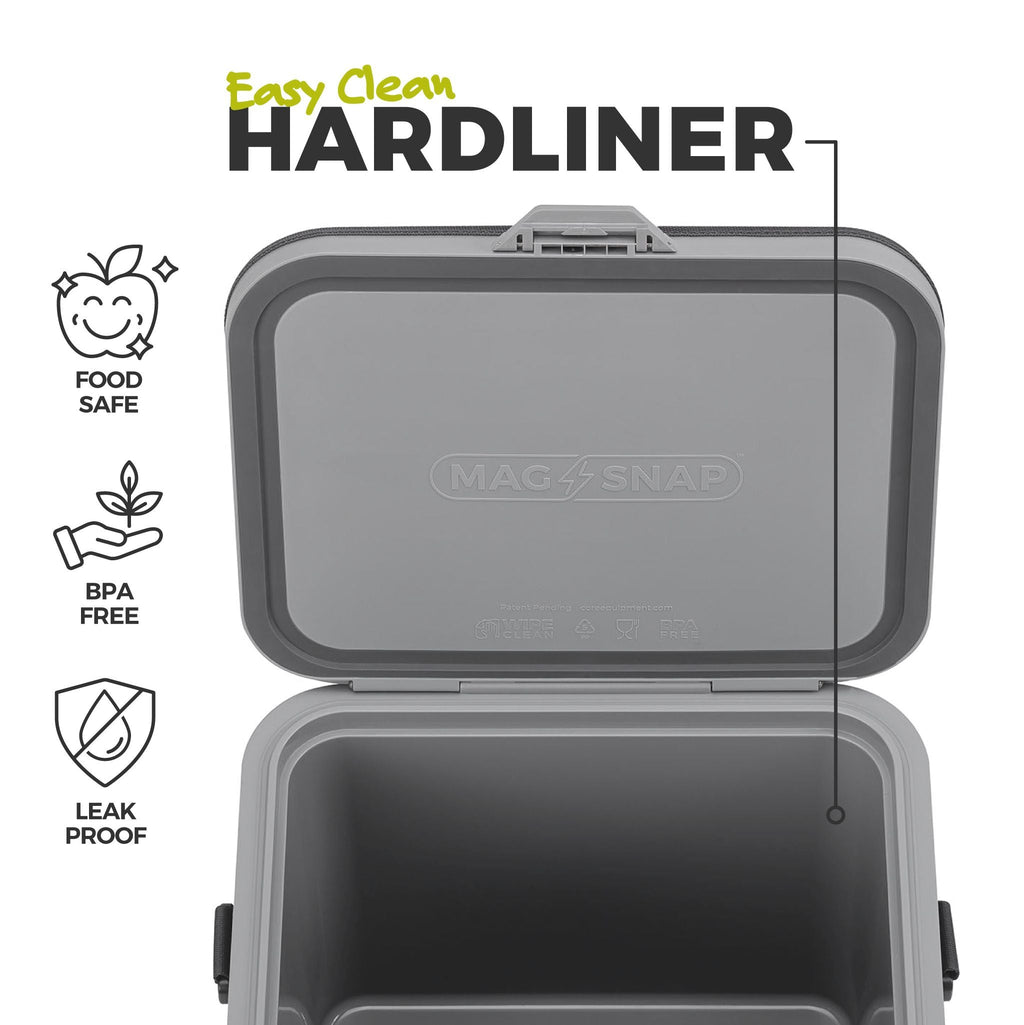 FlipBack Zipperless Magnetic 24 Can Hard Liner Cooler