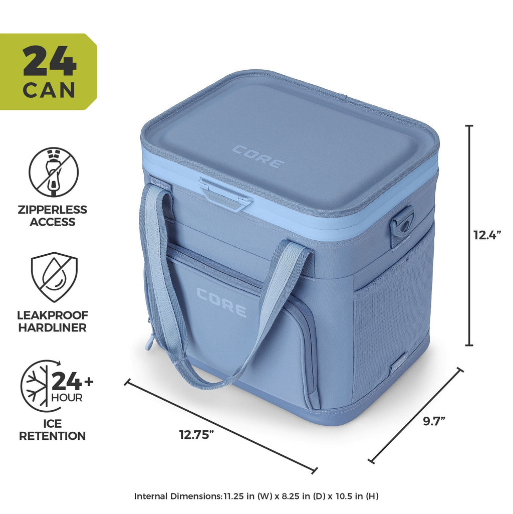 FlipBack Zipperless Magnetic 24 Can Hard Liner Cooler