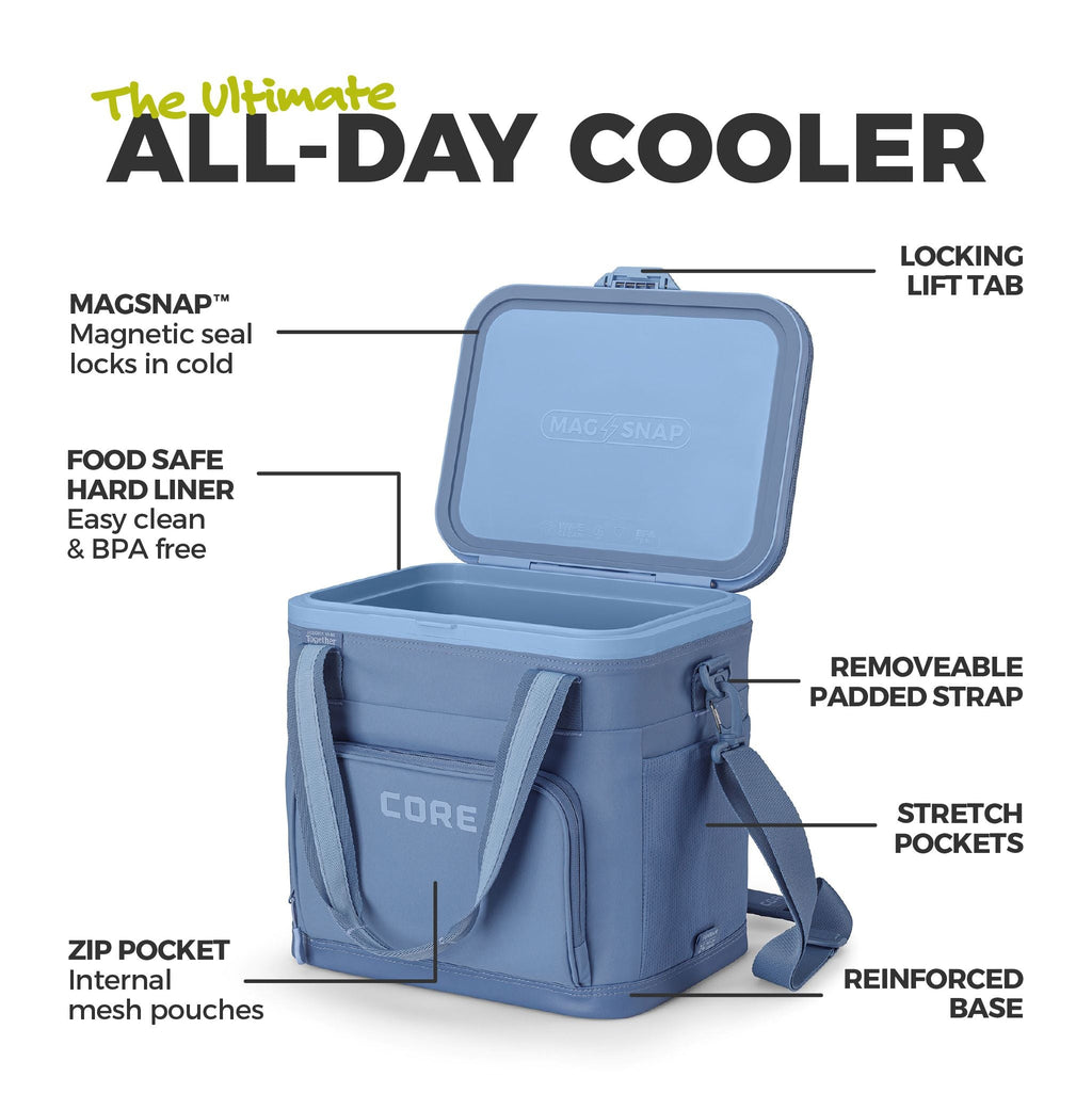 FlipBack Zipperless Magnetic 24 Can Hard Liner Cooler