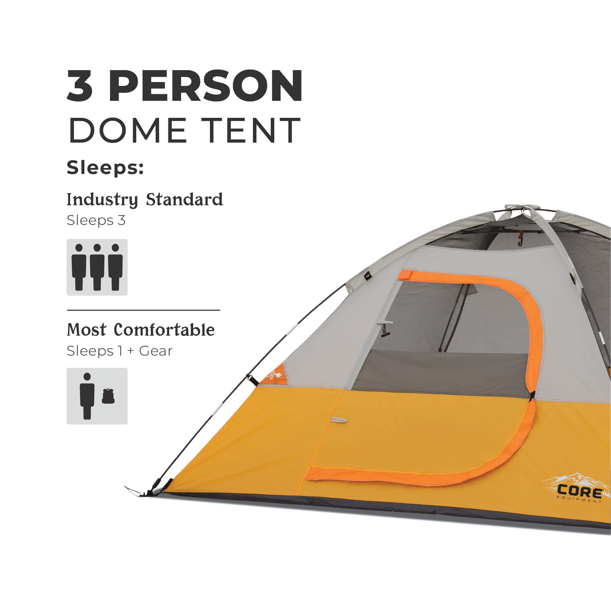 3 Person Dome Tent