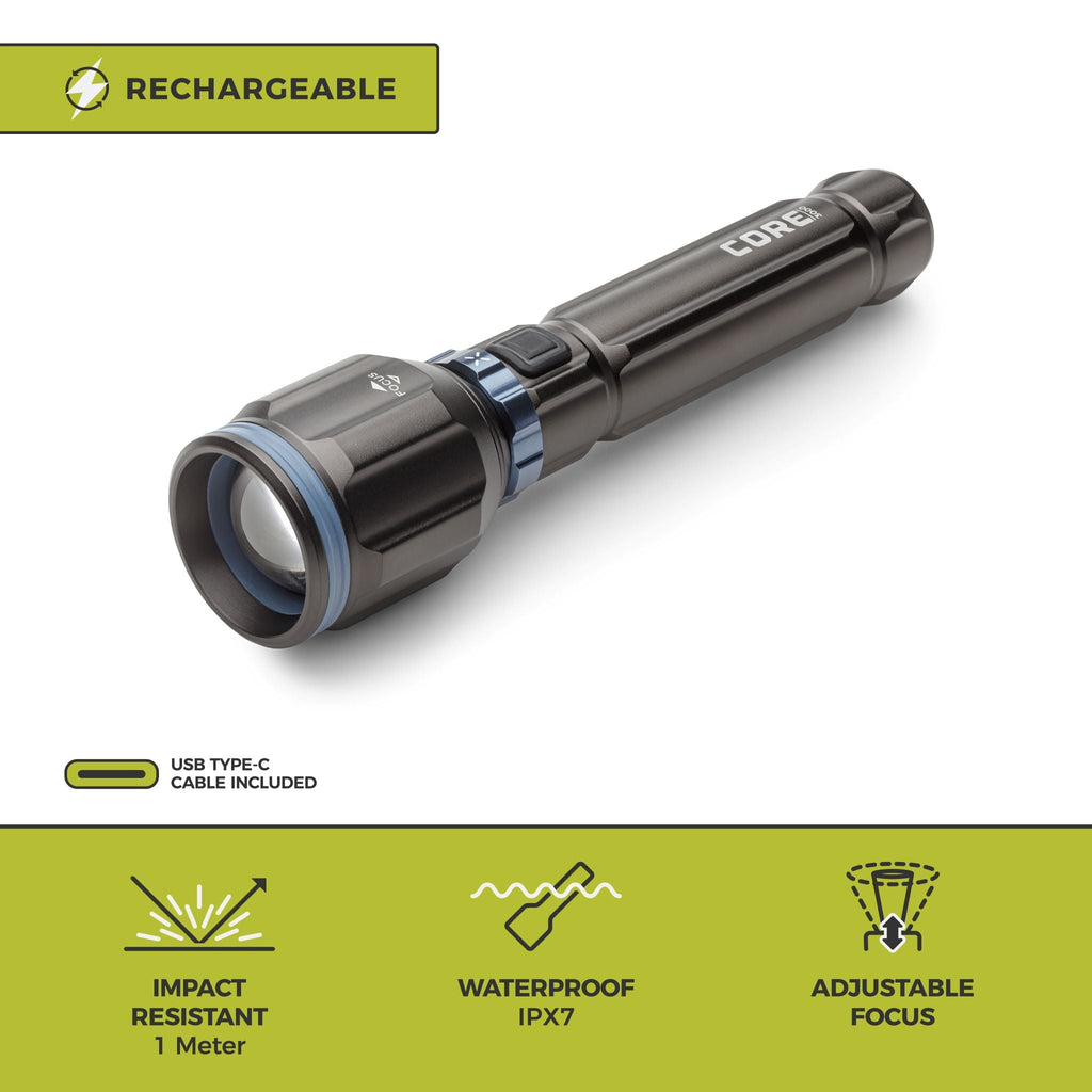 3000 Lumen Rechargeable Flashlight