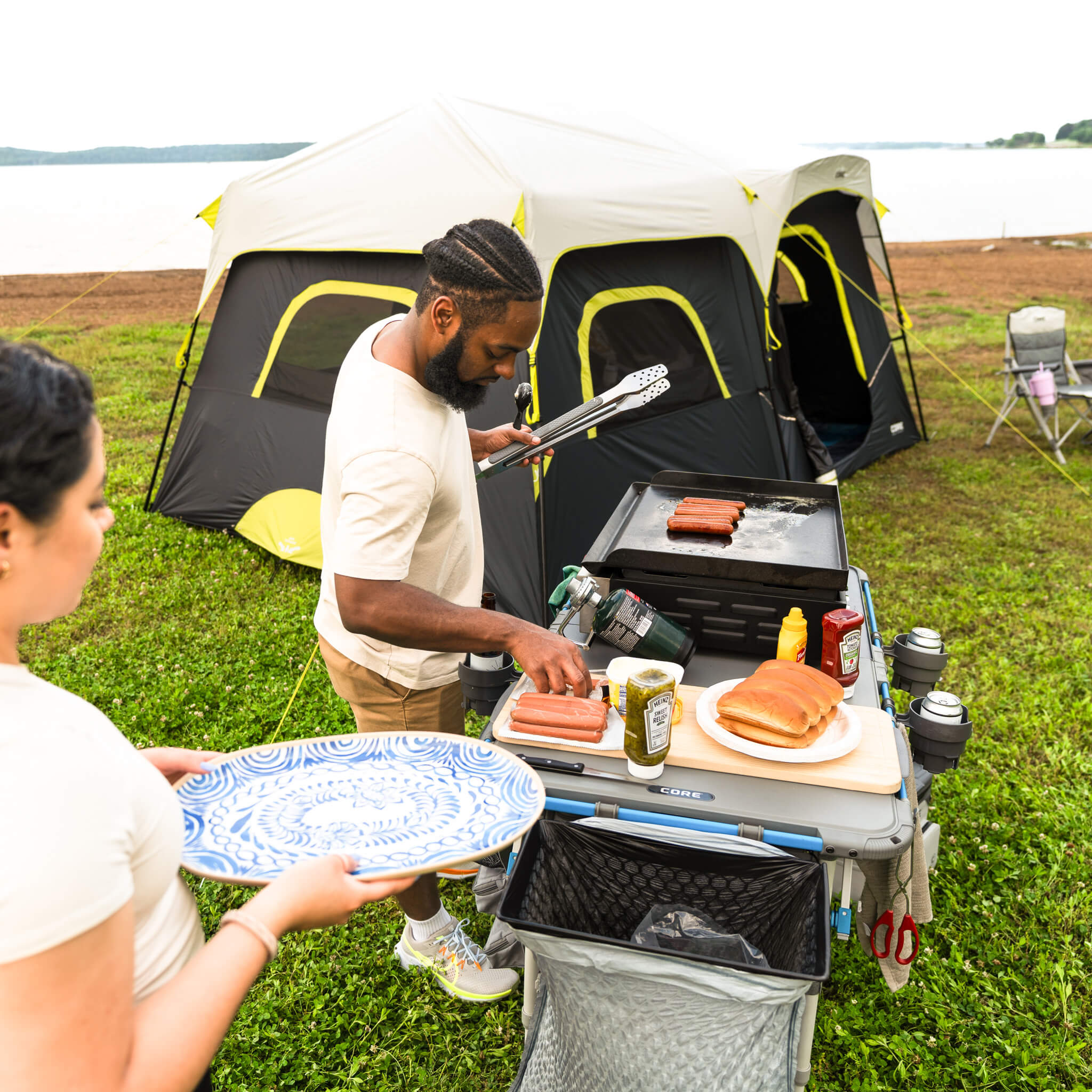 4 Foot FlexRail Outdoor Prep & Cook Table