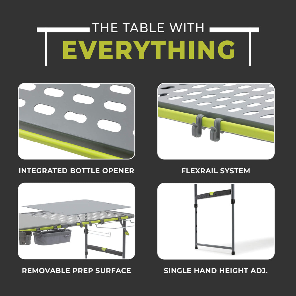 5 Foot FlexRail Outdoor Prep & Cook Table
