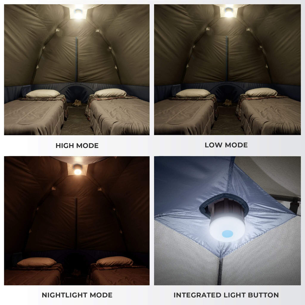 6 Person Lighted Dome Tent