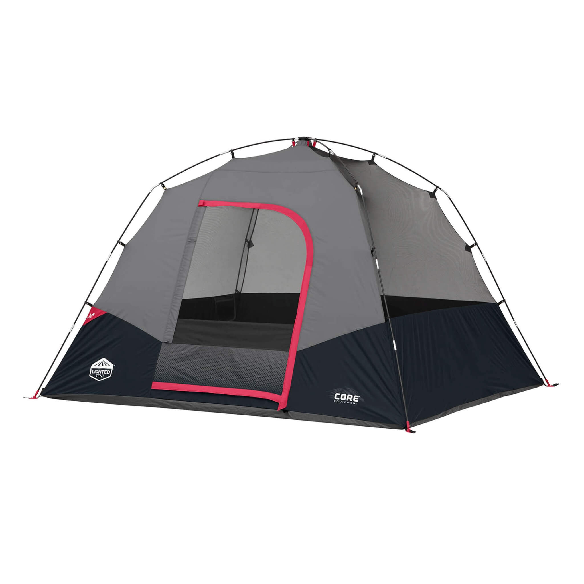 6 Person Lighted Dome Tent