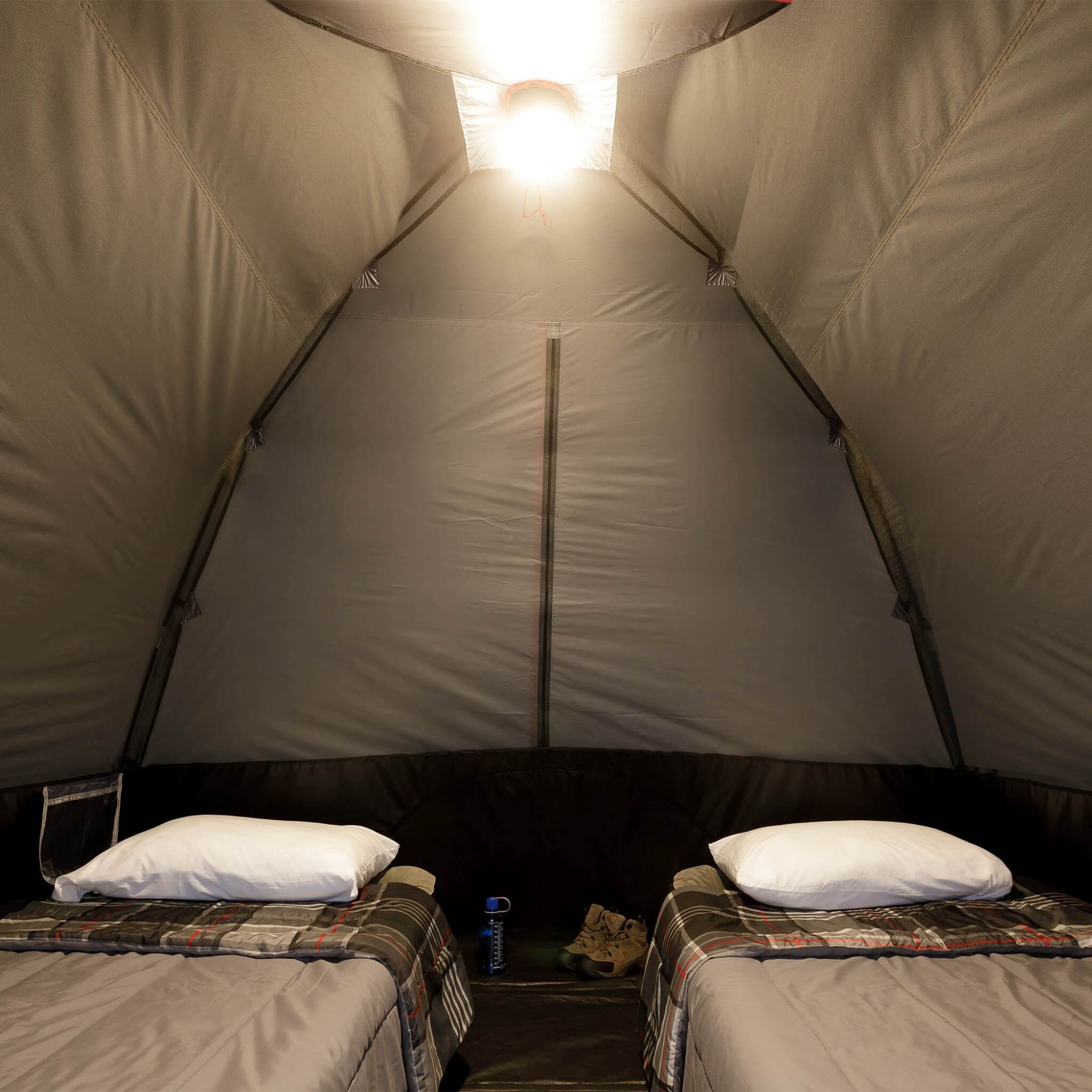 6 Person Lighted Dome Tent
