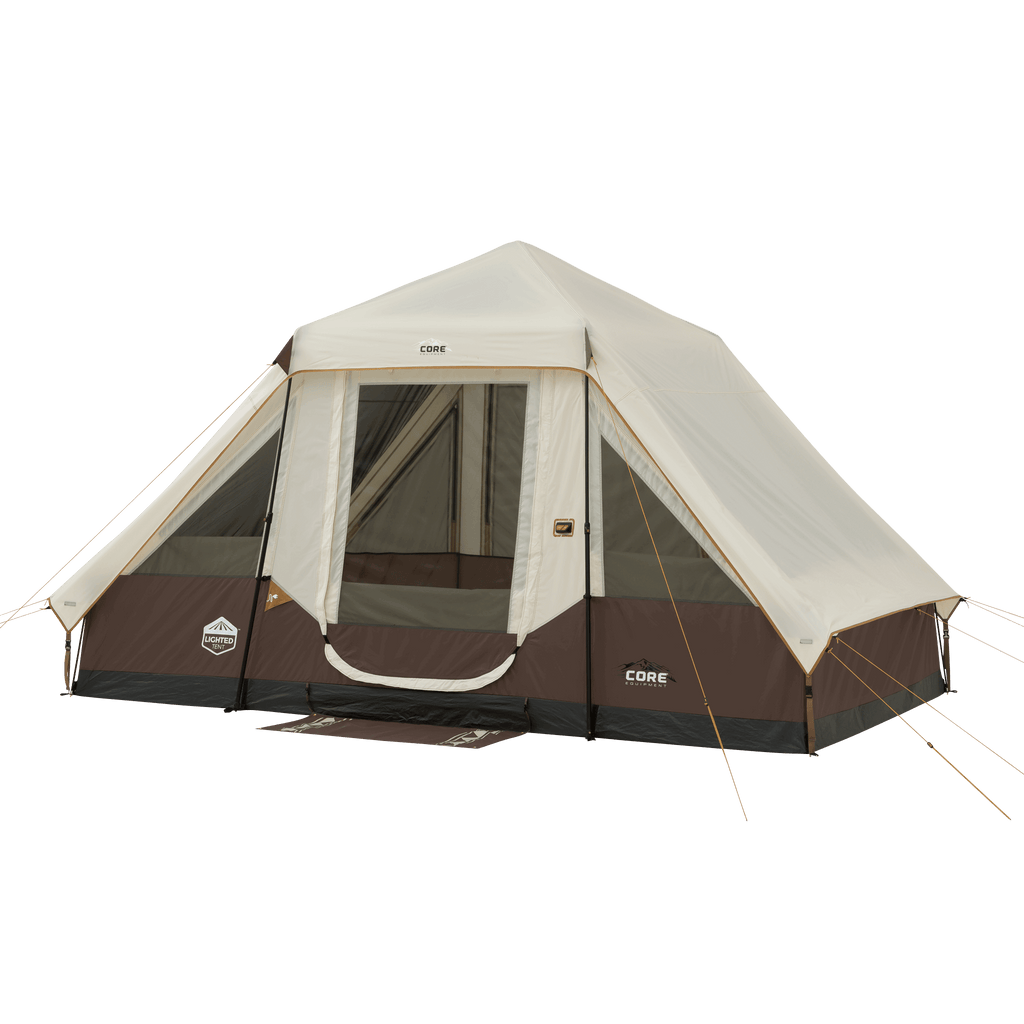 6 Person Lighted Instant Pyramid Tent
