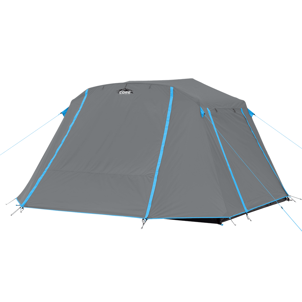 6 Person Lighted Instant Cabin Tent with Full Rainfly