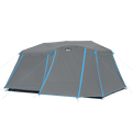 9 Person Lighted Instant Cabin Tent with Full Rainfly