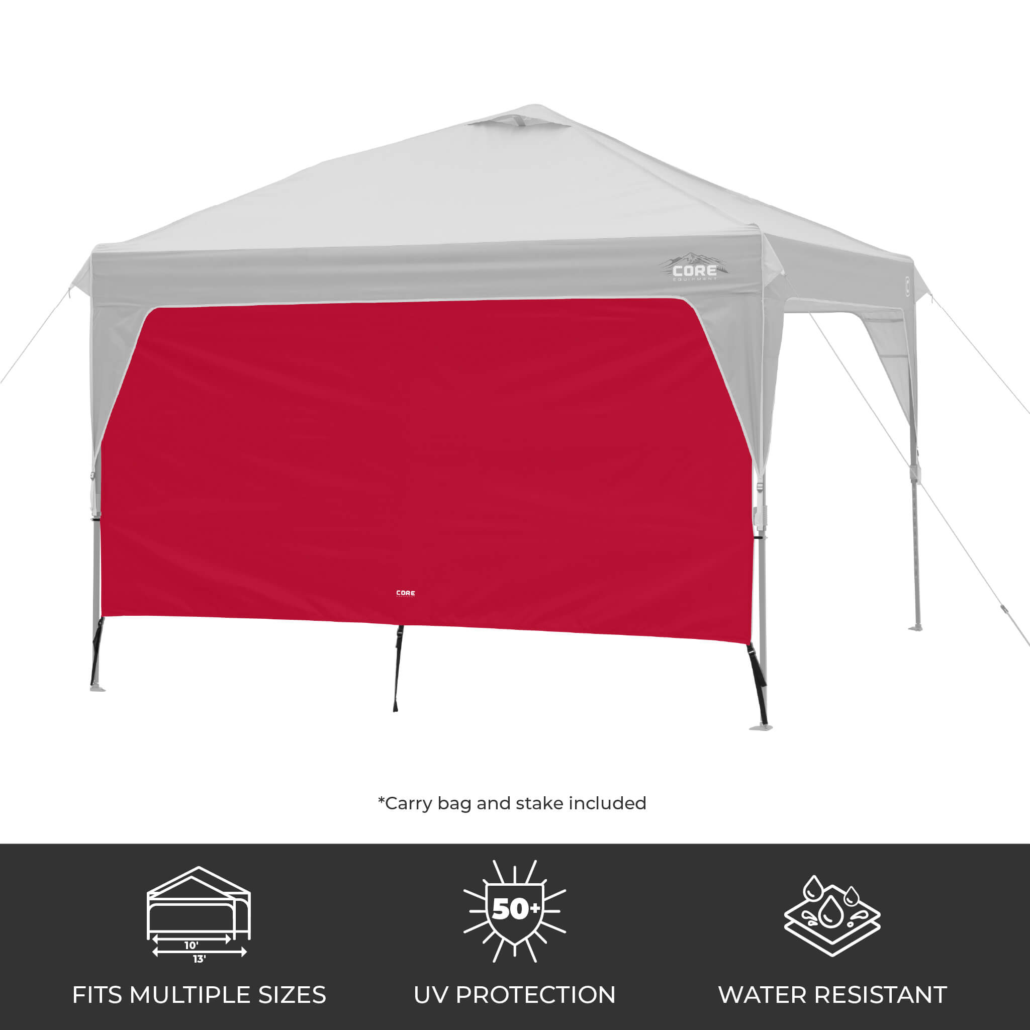 10' x 10' & 13' x 13' Canopy Sun Wall Accessory