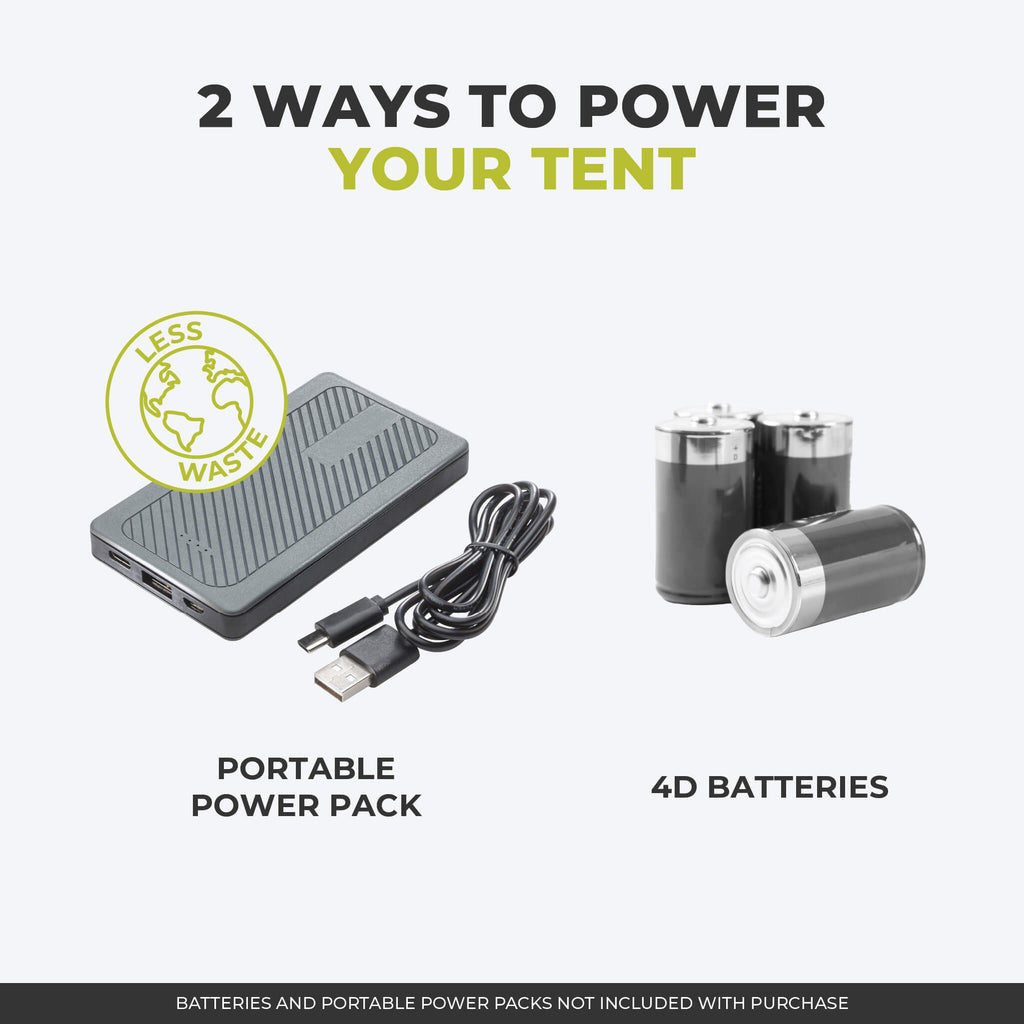10 Person Lighted Instant Cabin Tent