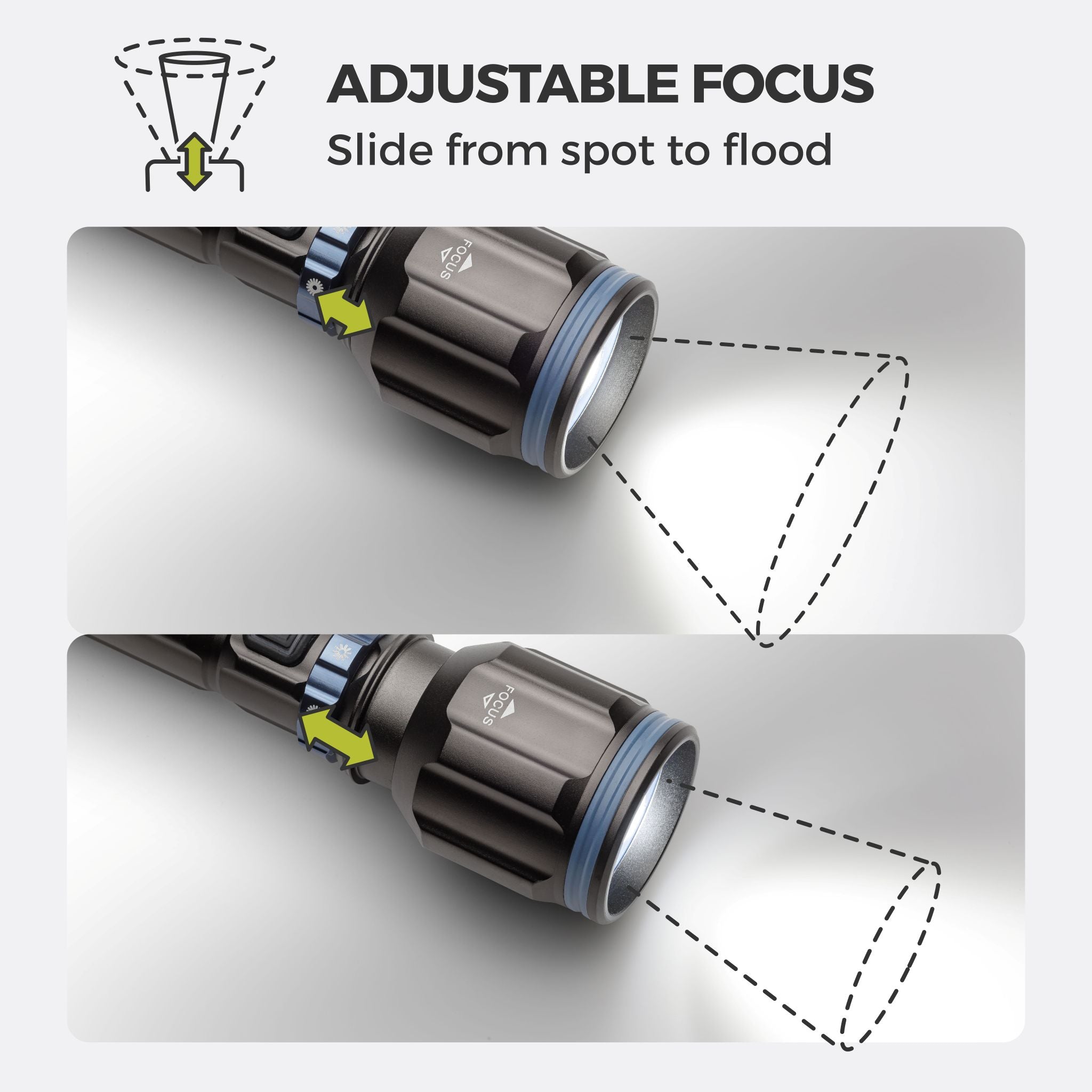 5000 Lumen Rechargeable Flashlight