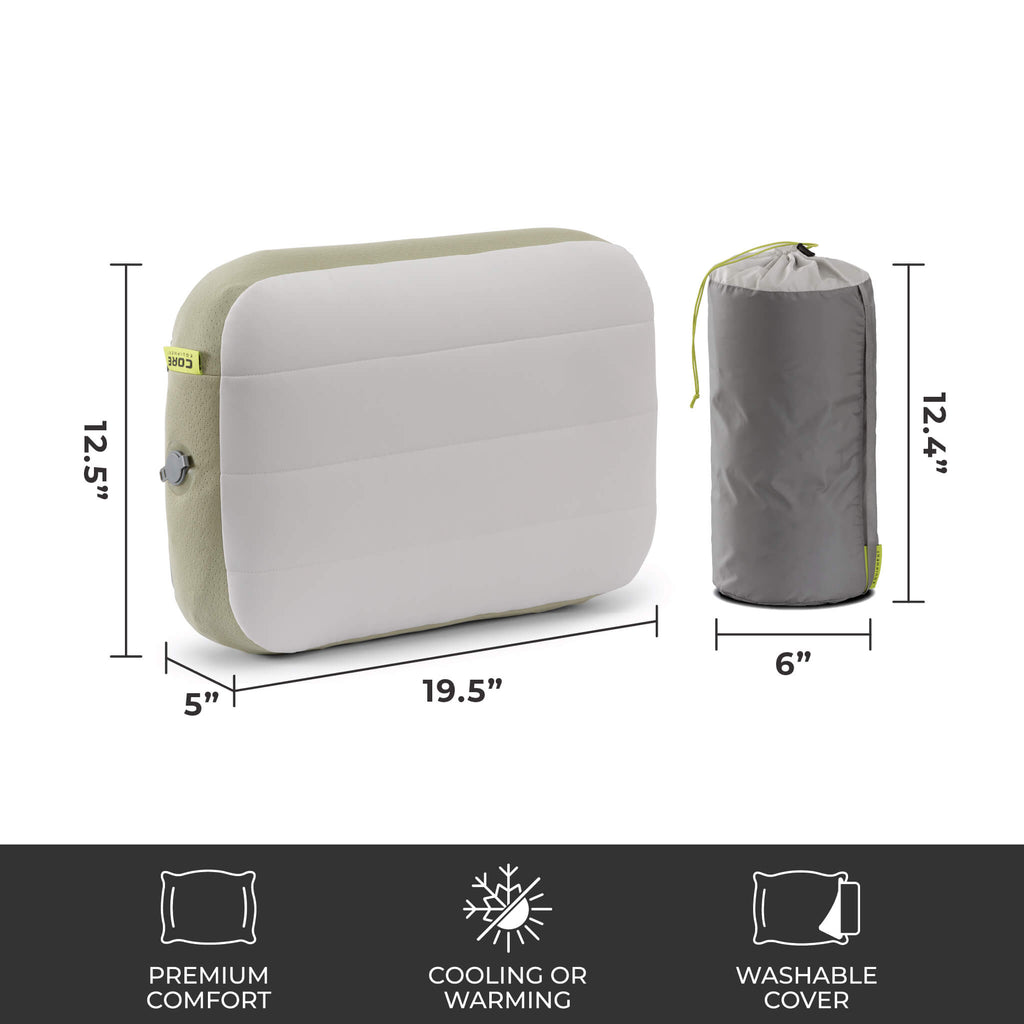 Self-Inflating Travel Pillow