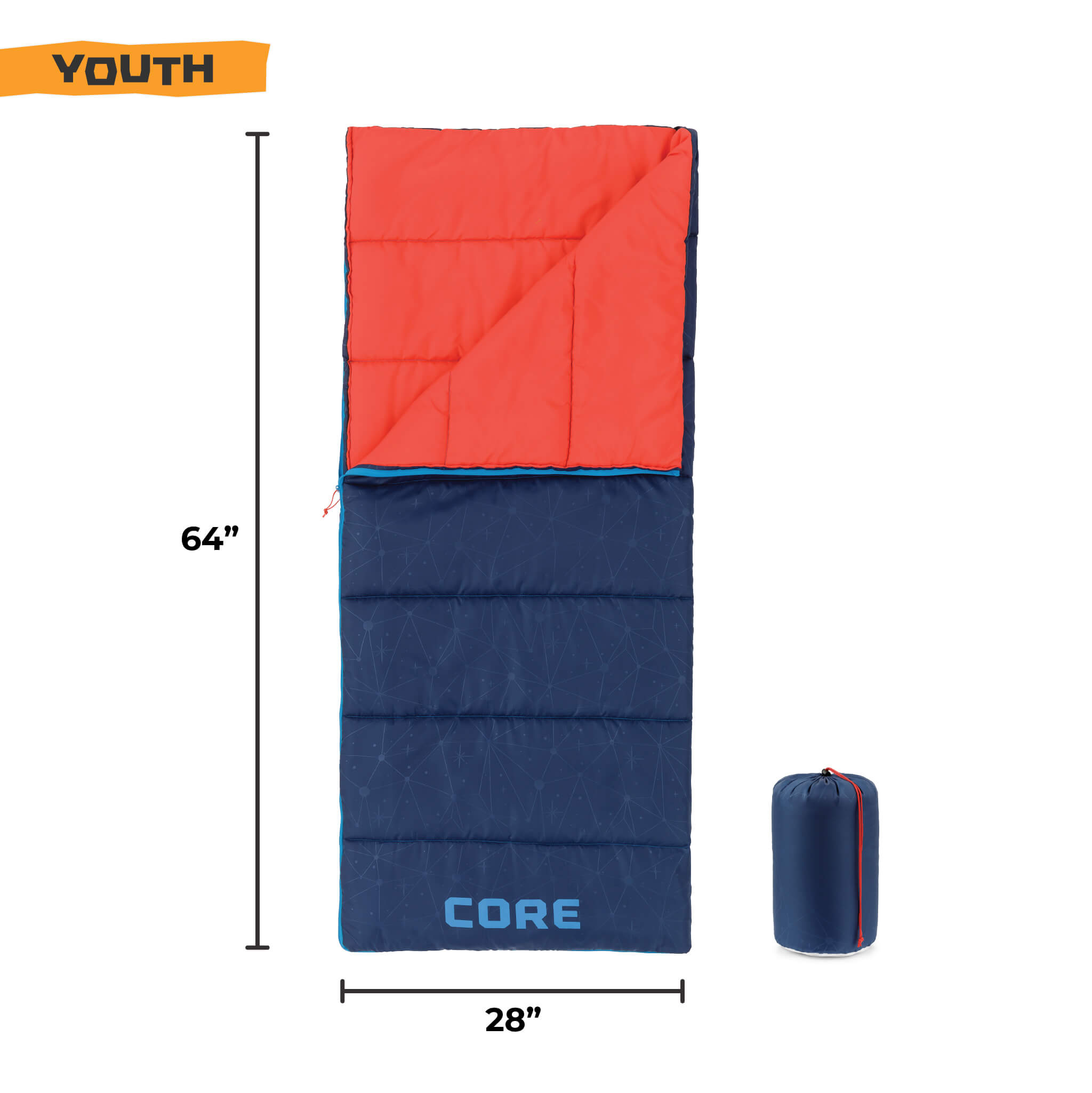 50 Degree Youth Sleeping Bag